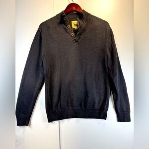 Refectory British Inspired Men's Black  Pullover Sweater S